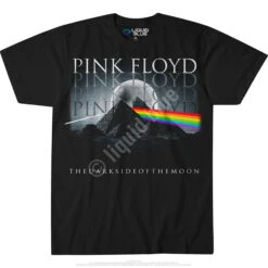 Pink Floyd Pyramid Spectrum Black T-Shirt 6 Pink Floyd Pyramid Spectrum Black T-Shirt -BOWIE Shop 31979f 03459.1488396633