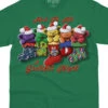 Xmas Stocking Bears Green T-Shirt