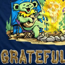 Fire In The Mountain Navy T-Shirt 10 Fire In The Mountain Navy T-Shirt -BOWIE Shop 61530f artwork2 81474.1590081655