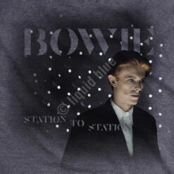 DAVID BOWIE Station To Station Dark Heather Poly-Cotton T-Shirt 7 DAVID BOWIE Station To Station Dark Heather Poly-Cotton T-Shirt -BOWIE Shop 61813f artwork 97447.1500409618