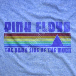 Pink Floyd On The Run Blue Heather Tri-Blend T-Shirt -BOWIE Shop 61852f artwork 87980.1488401323