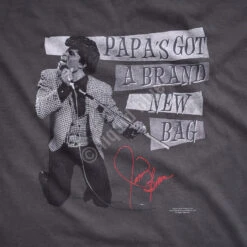 Papa's Got A Brand New Bag Grey Athletic T-Shirt -BOWIE Shop 61865f artwork 39927.1492104181
