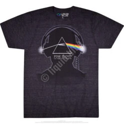 Pink Floyd Dark Side Beats Dark Heather Tri-Blend T-Shirt -BOWIE Shop 61867f 99256.1488831539