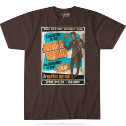 Soul Brother No. 1 Brown Athletic T-Shirt -BOWIE Shop 61869f 52278.1492104190