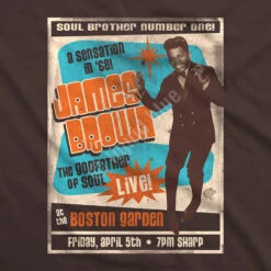 Soul Brother No. 1 Brown Athletic T-Shirt -BOWIE Shop 61869f artwork 00982.1492105664