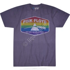 Pink Floyd Dark Side Brand Grey Athletic T-Shirt -BOWIE Shop 61870f 23251.1488830790