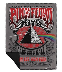 Pink Floyd Carnegie Hall Fleece Throw Blanket