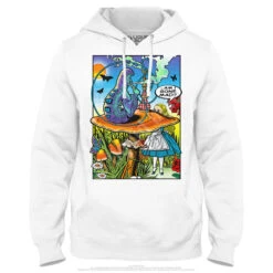 Alice Pop Art Hoodie -BOWIE Shop AW0002HDWHTf 66425.1664840453