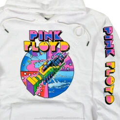 Pink Floyd WYWH Mod White Sleeve Printed Hoodie -BOWIE Shop CN22839f artwork 24838.1643393061