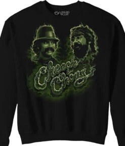 Green Smoke Black Sweatshirt