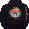 Bertha Eagle Black Sleeve Printed Hoodie