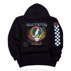 Optic SYF Black Sleeve Printed Hoodie -BOWIE Shop CN32570f 07675.1643393064