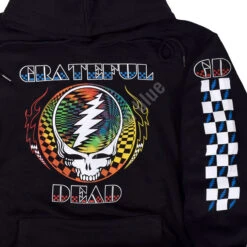 Optic SYF Black Sleeve Printed Hoodie -BOWIE Shop CN32570f artwork 43677.1643393064