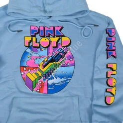 Pink Floyd WYWH Mod Light Blue Sleeve Printed Hoodie -BOWIE Shop CN62839f artwork 43395.1643393061