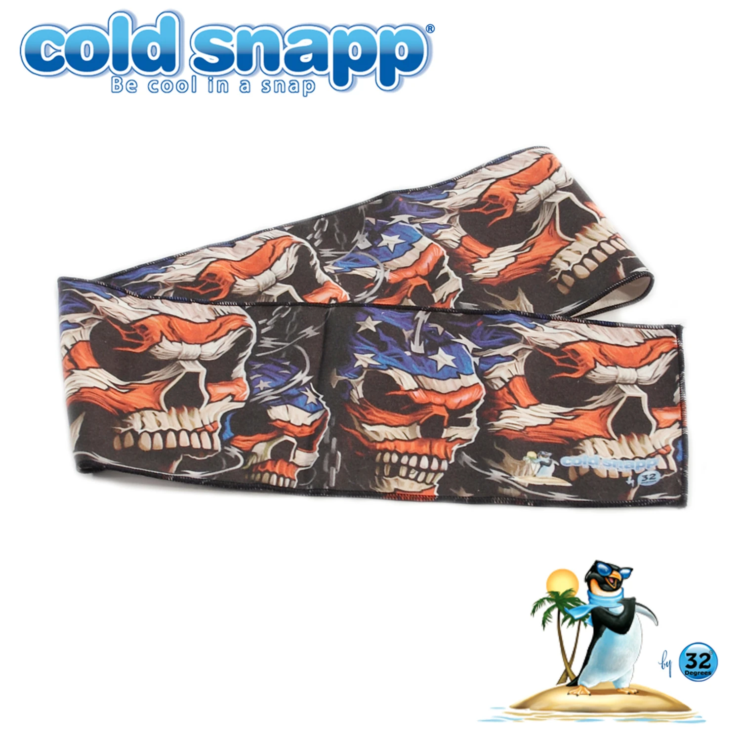 Patriotic Skulls Sports Wrap 2 Patriotic Skulls Sports Wrap - Image 2