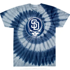 MLB San Diego Padres Steal Your Base Tie-Dye T-Shirt -BOWIE Shop GB117f 23650.1541540042