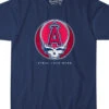 MLB Los Angeles Angels Steal Your Base Navy Athletic T-Shirt