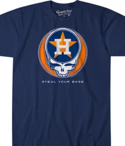 MLB Houston Astros Steal Your Base Navy Athletic T-Shirt