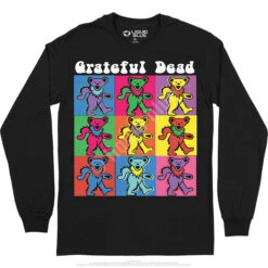 Hollywood Bears Long Sleeve T-Shirt -BOWIE Shop GD0001LSBLKf 93025.1664583784