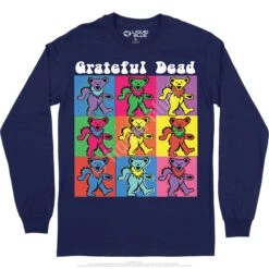 Hollywood Bears Long Sleeve T-Shirt -BOWIE Shop GD0001LSNAVf 43366.1664583784