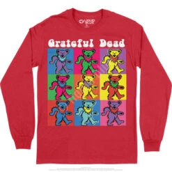 Hollywood Bears Long Sleeve T-Shirt -BOWIE Shop GD0001LSREDf 81747.1664583784