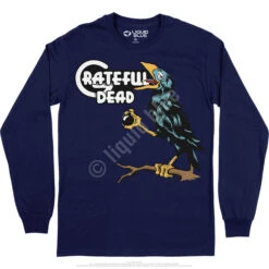Bird Song Long Sleeve T-Shirt -BOWIE Shop GD0010LSNAVf 96501.1664584557