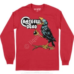 Bird Song Long Sleeve T-Shirt -BOWIE Shop GD0010LSREDf 42529.1664584557