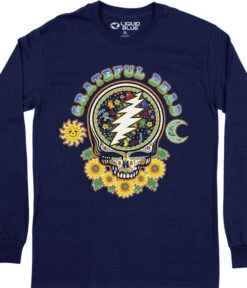 Steal Your Face Day Of The Dead Long Sleeve T-Shirt
