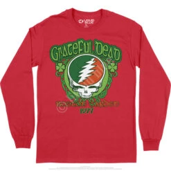 Shamrock 77 Long Sleeve T-Shirt -BOWIE Shop GD0020LSREDf 00203.1664581083