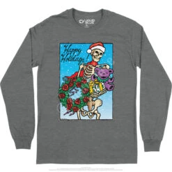Bertha Claus Long Sleeve T-Shirt -BOWIE Shop GD0051LSGPHf 08690.1669598539