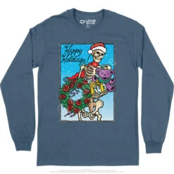 Bertha Claus Long Sleeve T-Shirt -BOWIE Shop GD0051LSIBLf 86410.1669598539