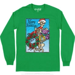 Bertha Claus Long Sleeve T-Shirt -BOWIE Shop GD0051LSIGRf 17196.1669598539