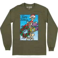Bertha Claus Long Sleeve T-Shirt -BOWIE Shop GD0051LSMLGf 54226.1669598539