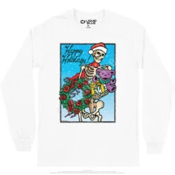 Bertha Claus Long Sleeve T-Shirt -BOWIE Shop GD0051LSWHTf 47347.1669598539