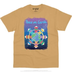 Peace On Earth T-Shirt -BOWIE Shop GD0052SSOLGf 85811.1669598217