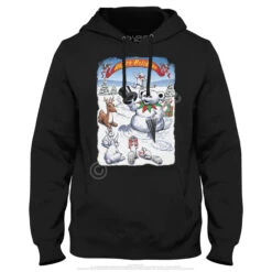 Snowman Bear Hoodie -BOWIE Shop GD0054HDBLKf 57091.1669596946