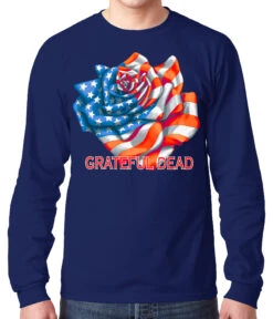 Rose Flag Long Sleeve T-Shirt