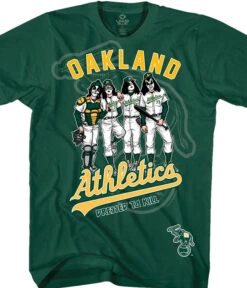 MLB Oakland Athletics Dressed To Kill Green T-Shirt
