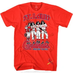 MLB St. Louis Cardinals Dressed To Kill Red T-Shirt -BOWIE Shop KB106f 66424.1405098804