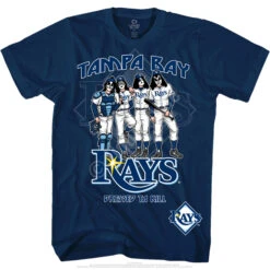MLB Tampa Bay Rays Dressed To Kill Navy T-Shirt -BOWIE Shop KB108f 41054.1410198112