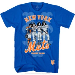 MLB New York Mets Dressed To Kill Blue T-Shirt -BOWIE Shop KB114f 23641.1405702543