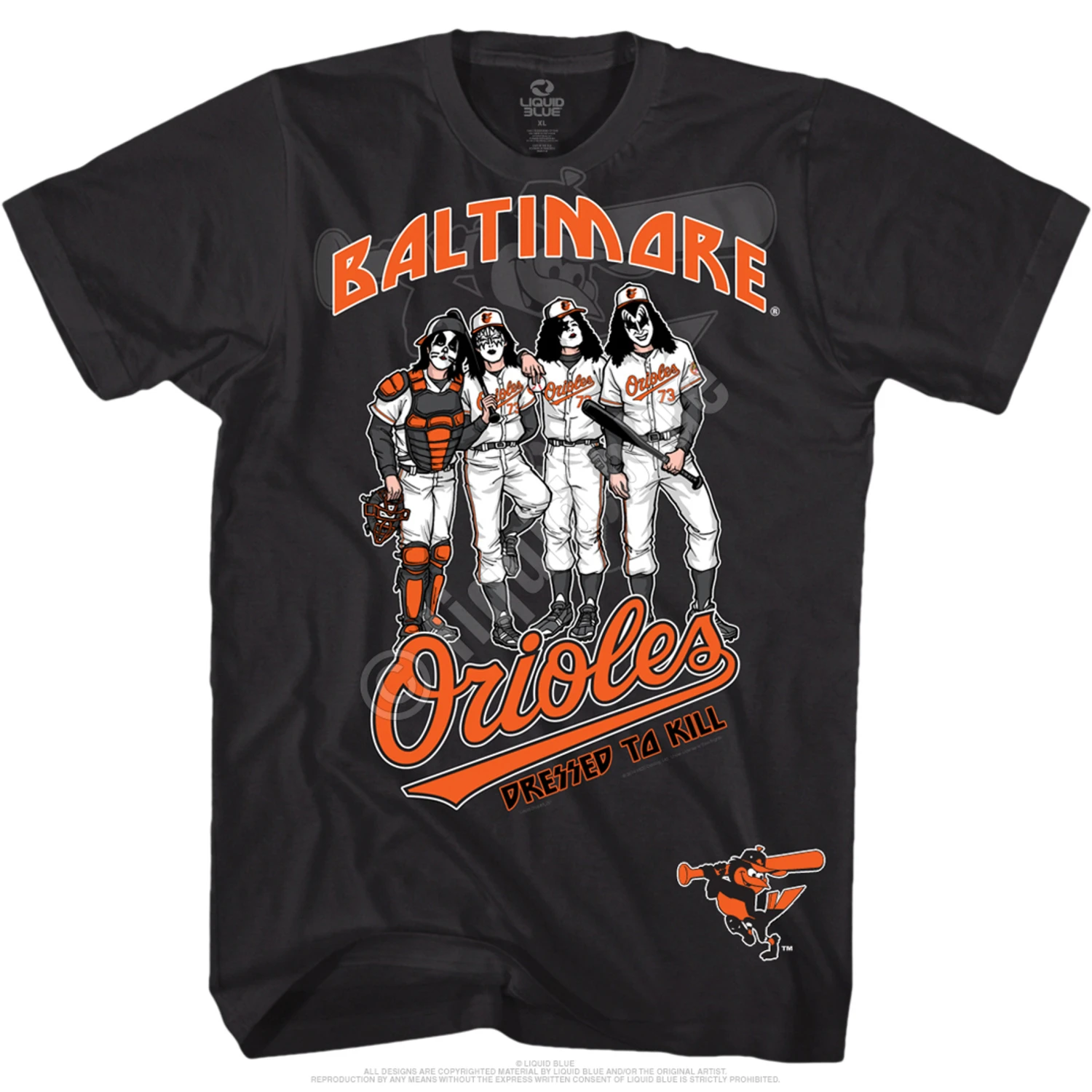 MLB Baltimore Orioles Dressed To Kill Black T-Shirt 2 MLB Baltimore Orioles Dressed To Kill Black T-Shirt - Image 2