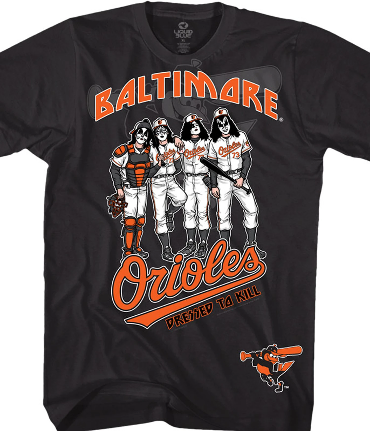 MLB Baltimore Orioles Dressed To Kill Black T-Shirt 1 MLB Baltimore Orioles Dressed To Kill Black T-Shirt
