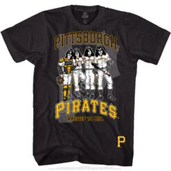 MLB Pittsburgh Pirates Dressed To Kill Black T-Shirt -BOWIE Shop KB119f 82706.1405099700
