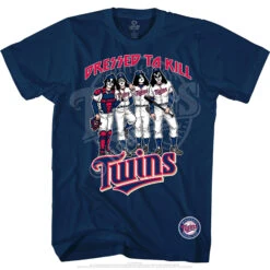 MLB Minnesota Twins Dressed To Kill Navy T-Shirt -BOWIE Shop KB127f 99895.1572892391