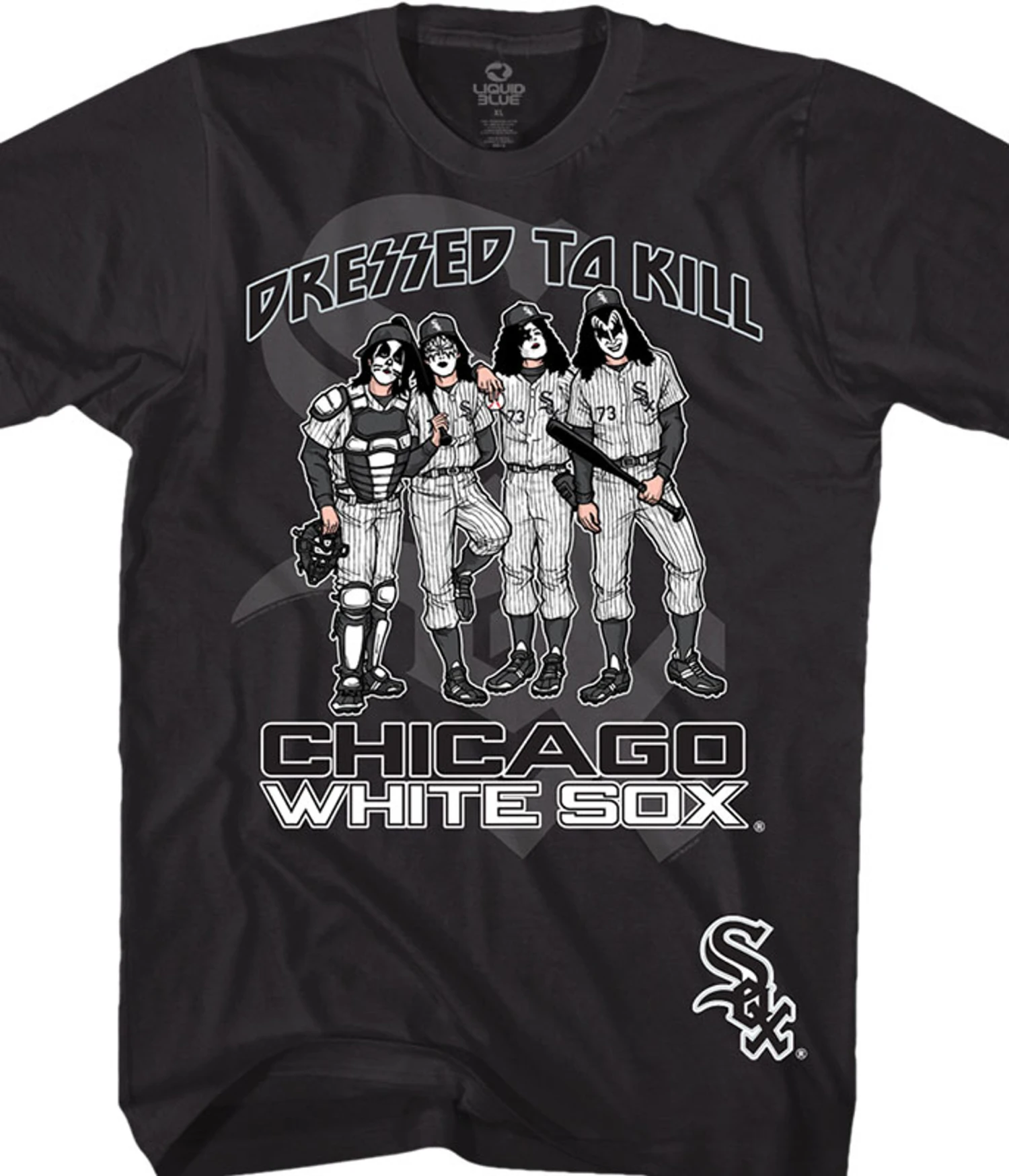 MLB Chicago White Sox Dressed To Kill Black T-Shirt 1 MLB Chicago White Sox Dressed To Kill Black T-Shirt