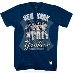 MLB New York Yankees Dressed To Kill Navy T-Shirt -BOWIE Shop KB129f 97230.1628104154
