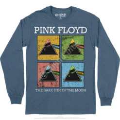 Pink Floyd Window Pane Long Sleeve T-Shirt -BOWIE Shop PF0001LSIBLf 83884.1664839626