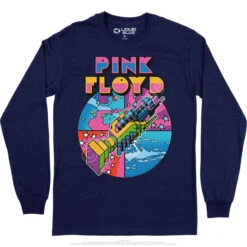 Pink Floyd WYWH Mod Long Sleeve T-Shirt -BOWIE Shop PF0002LSNAVf 84781.1664839867