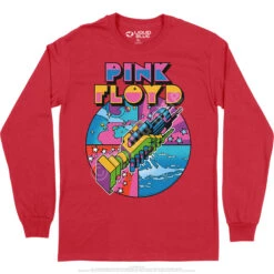 Pink Floyd WYWH Mod Long Sleeve T-Shirt -BOWIE Shop PF0002LSREDf 17185.1664839867